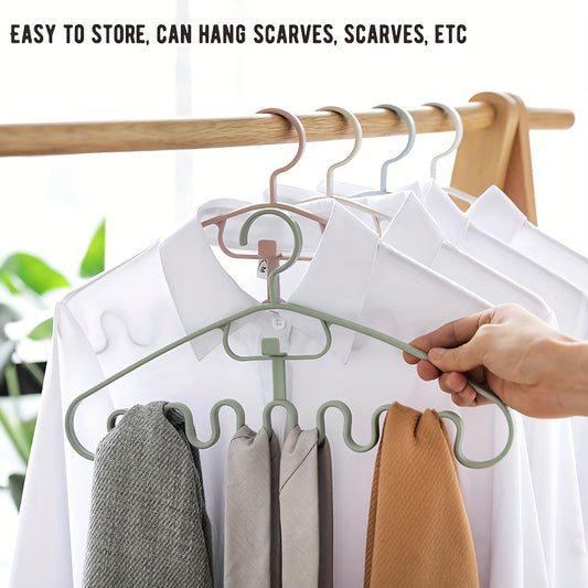 1pc Wave Shaped Clothes Hanger, Bedroom Accessories, Laundry Organization, Space Saving Tank Top And Bra Hangers For Closet Organization, Closet Organizers And Storage, Home Organization And Storage Supplies