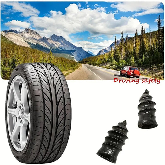 Vacuum Car Tire Repair Rubber Nails Set, Universal Tubeless Tire Screws, Repair Tool Accessories Pack For Motorcycle And Truck