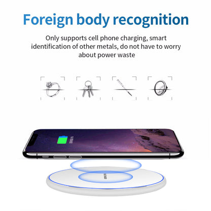 10W Fast Wireless Charging Pad For IPhone 15 14 13 12 11 Pro Max Samsung Galaxy S22 S21 S20 S10 S9 Xiaomi Wireless Charging Station