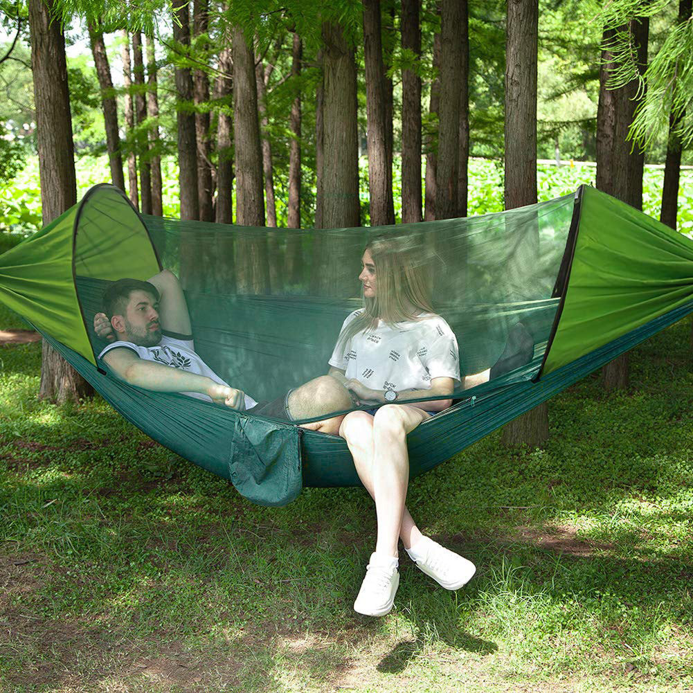 Double hammock outdoor mosquito-proof