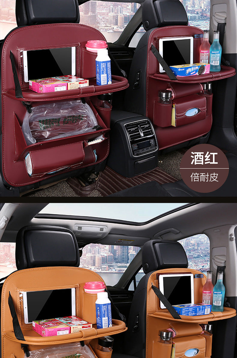 Car foldable table with storage bag