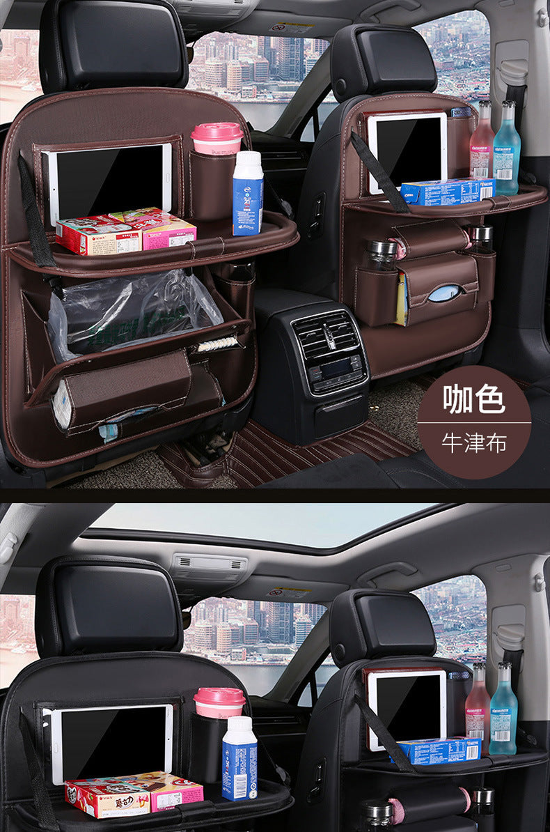 Car foldable table with storage bag