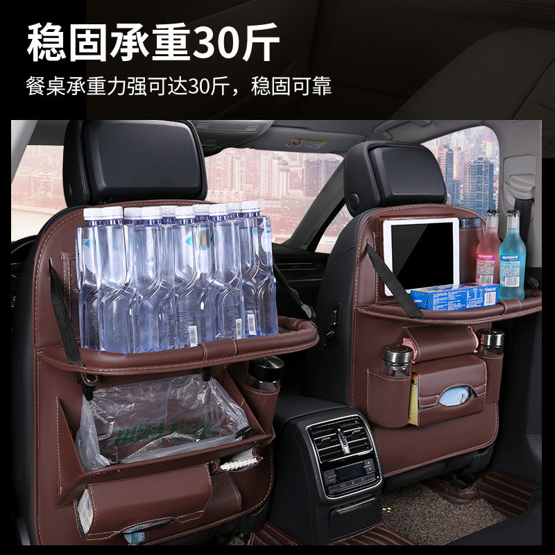 Car foldable table with storage bag