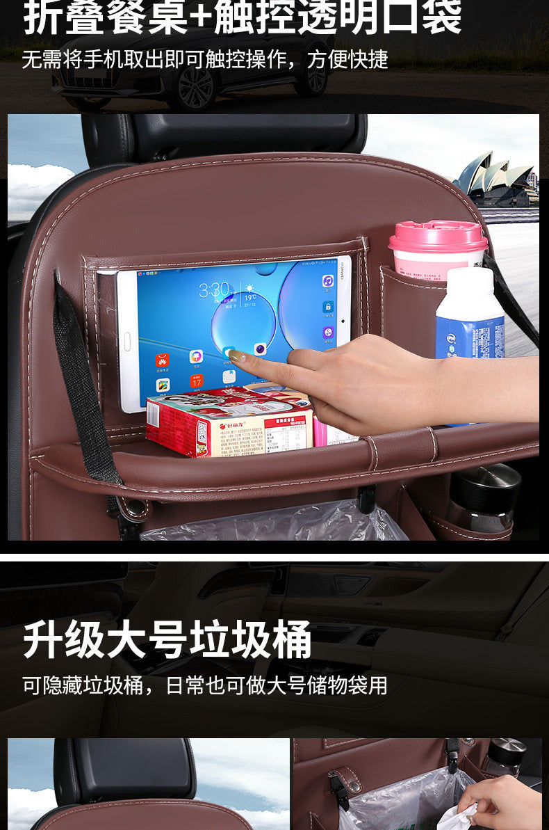 Car foldable table with storage bag