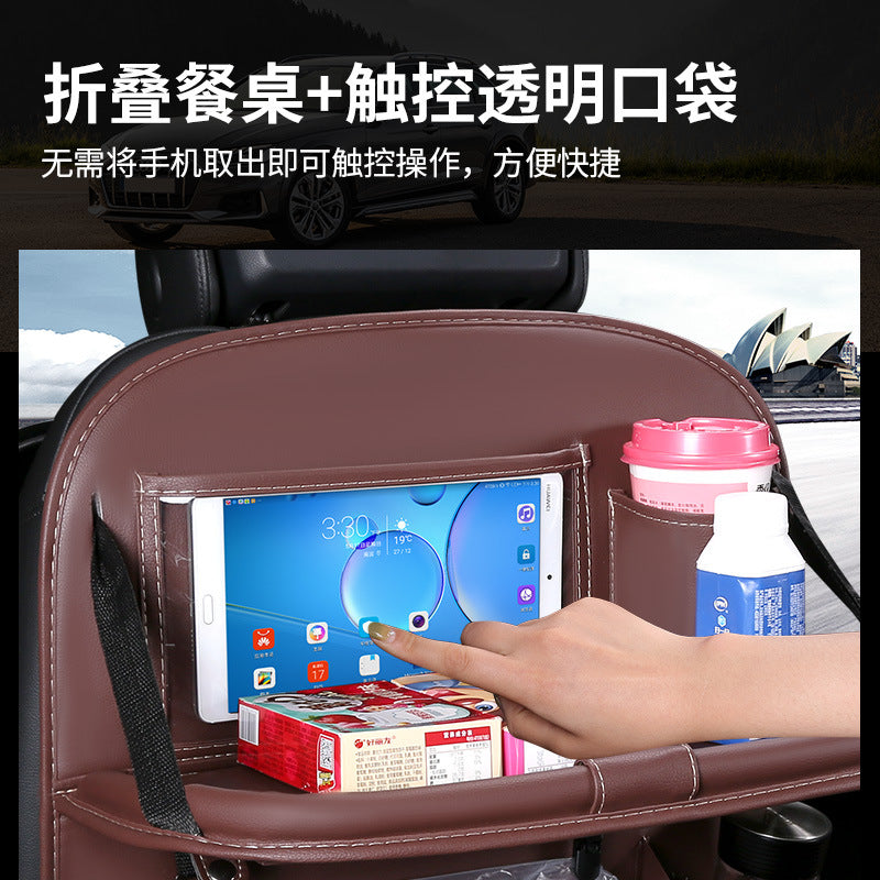 Car foldable table with storage bag