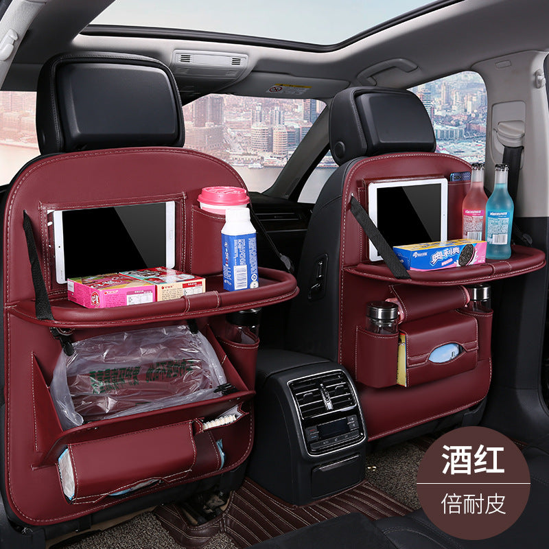 Car foldable table with storage bag