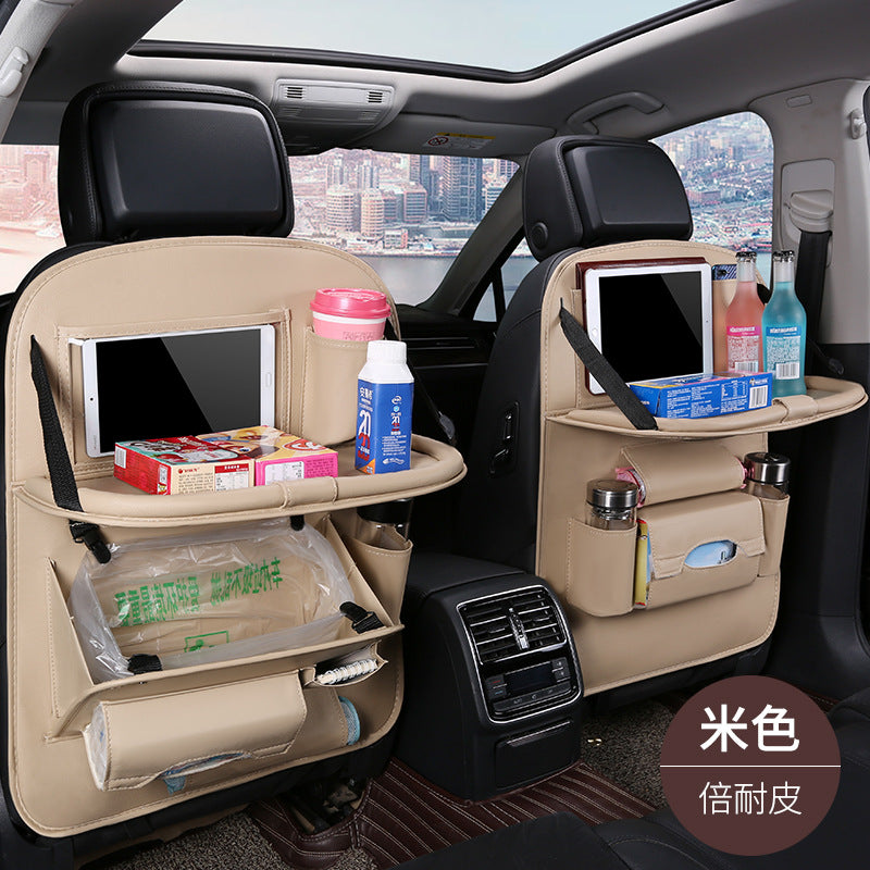 Car foldable table with storage bag