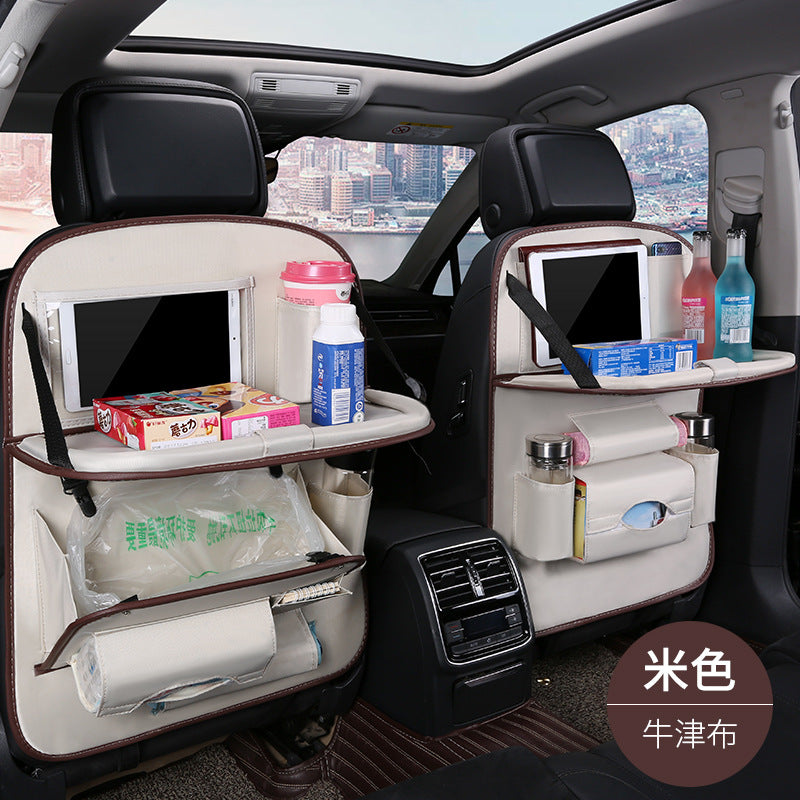 Car foldable table with storage bag