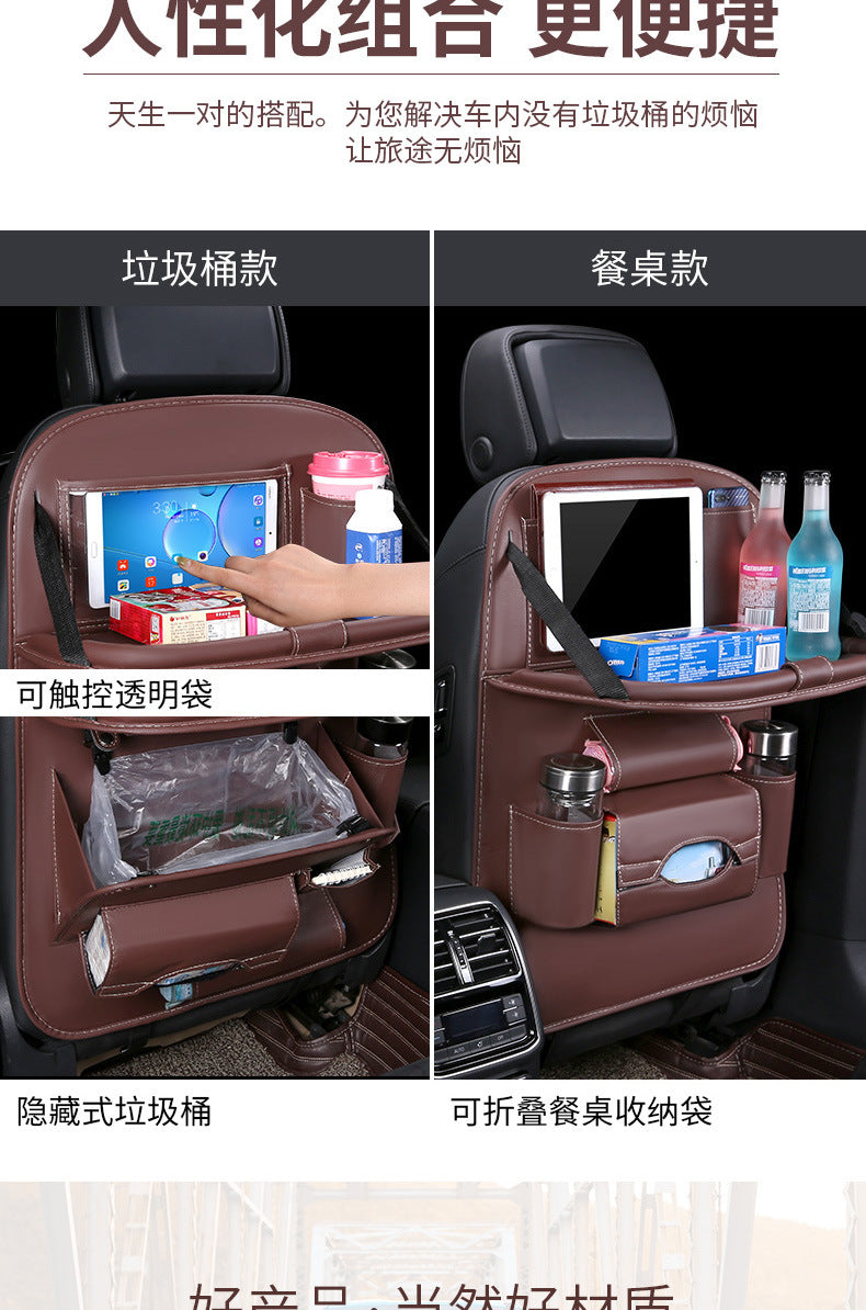 Car foldable table with storage bag