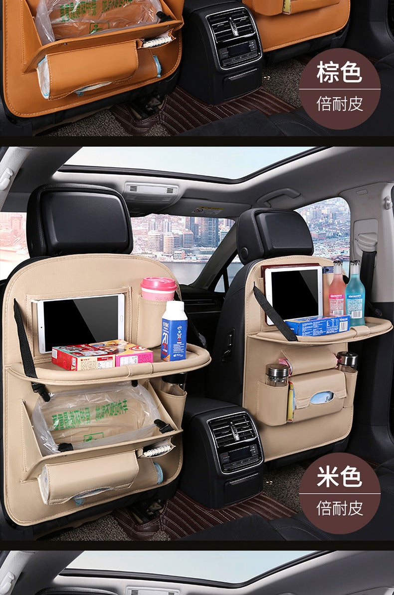 Car foldable table with storage bag