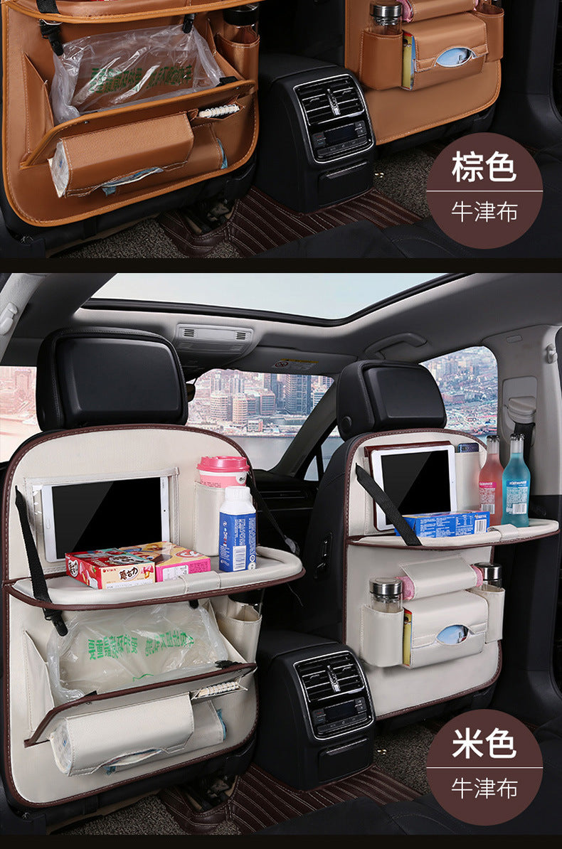 Car foldable table with storage bag