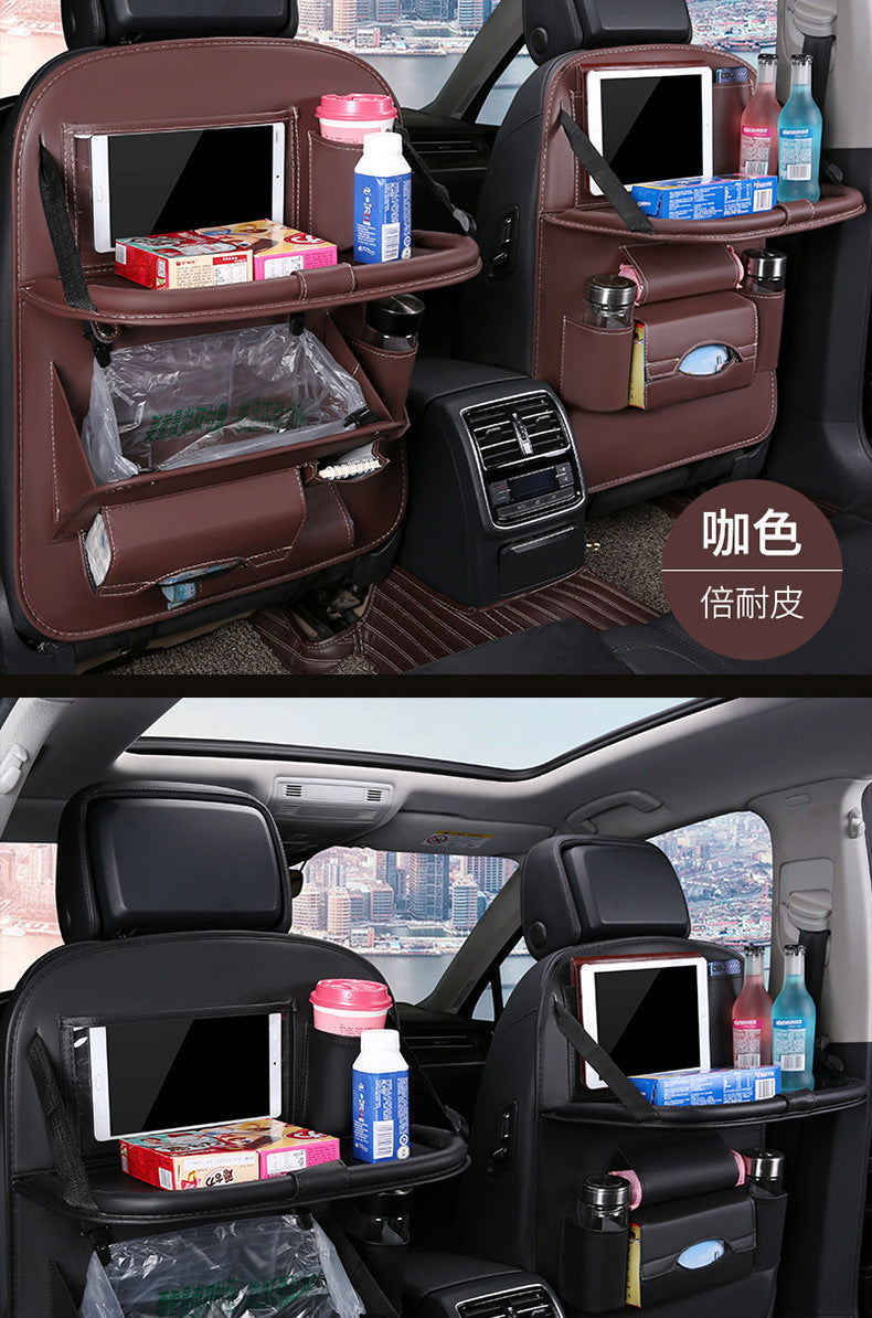 Car foldable table with storage bag