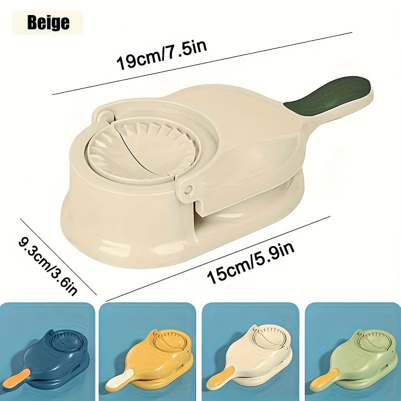 1pc, 2-in-1 Dumpling and Tortilla Maker - Manual Dough Presser and Mould for Homemade Dumplings and Tortillas - Kitchen DIY Gadgets