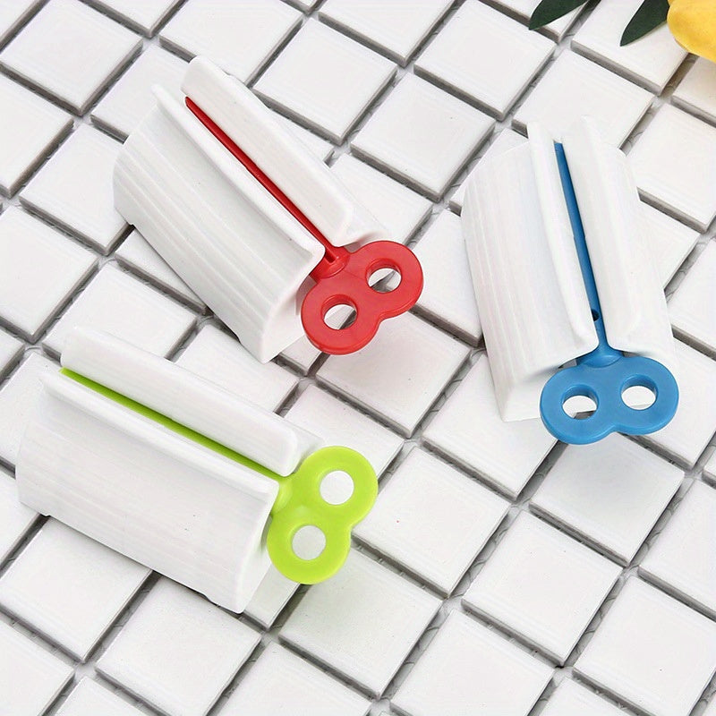 1pc Toothpaste Squeezer and Facial Cleanser Storage Clip - Bathroom and Kitchen Organizer