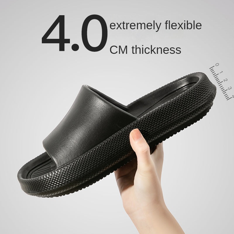 Slippers     Household non-slip slippers Bath Slippers,Cloud Slides Ultra-Comfortable Cushioned Slippers