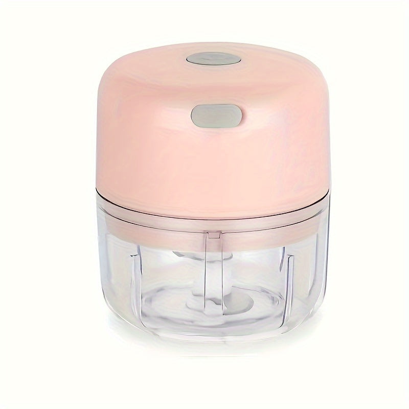 100/250ml Electric Mini Garlic Chopper USB Meat Grinder Garlic Masher Machine Sturdy Durable Crushed Ginger Vegetable Crusher Kitchenware