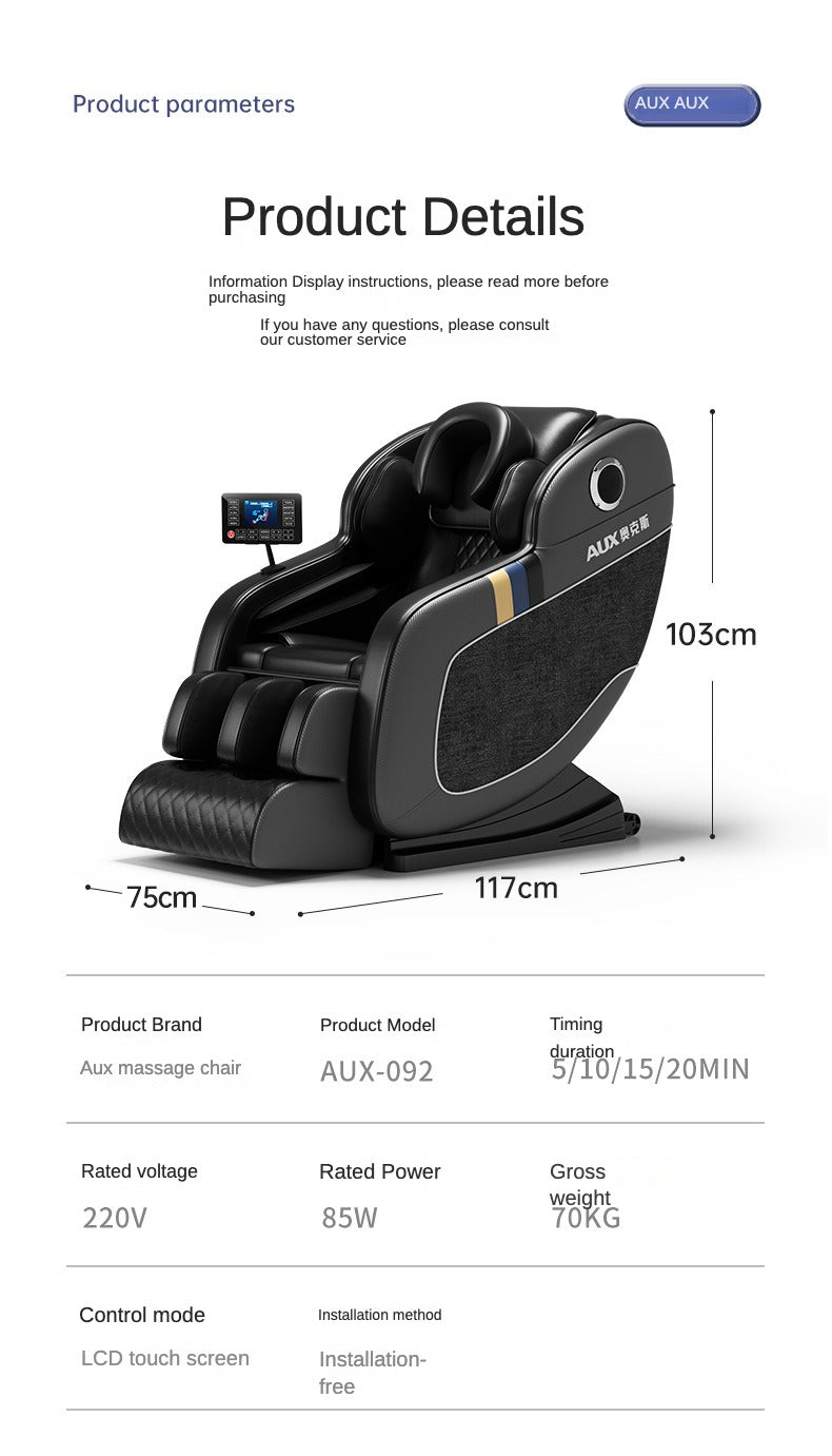 3D whole-Body Multi-Functional Massage Chair