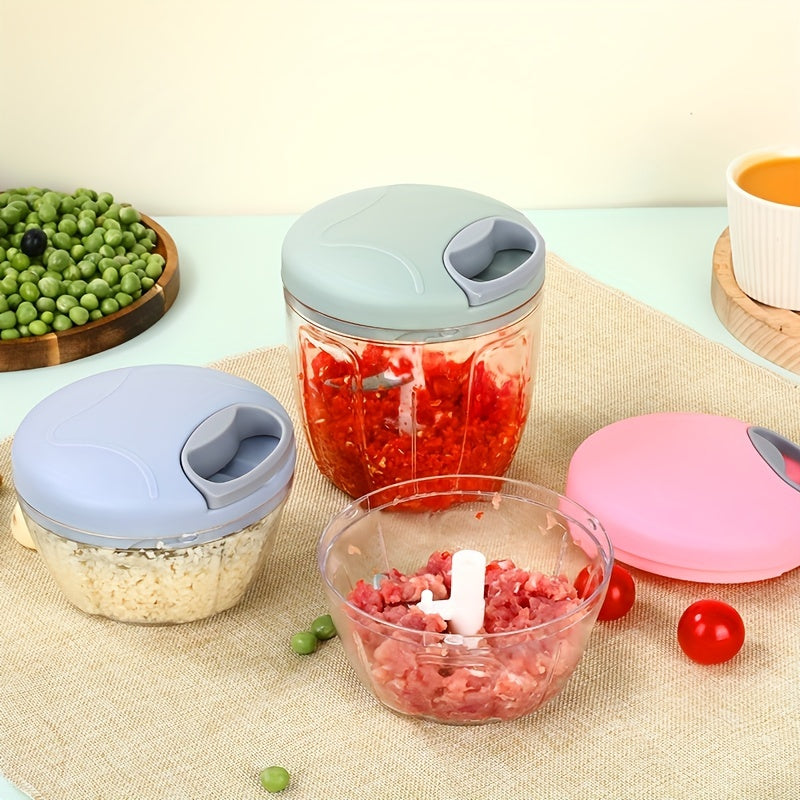 1pc, Vegetable Cutter, Multifunctional Garlic Masher, Garlic Grinder, Garlic Crusher, Vegetable Chopper, Creative Fruit Crusher, Manual Garlic Masher, Kitchen Stuff, Kitchen Gadgets