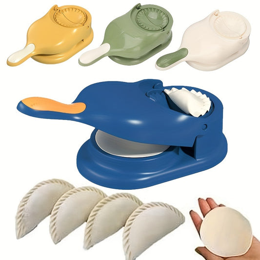 1pc, 2-in-1 Dumpling and Tortilla Maker - Manual Dough Presser and Mould for Homemade Dumplings and Tortillas - Kitchen DIY Gadgets