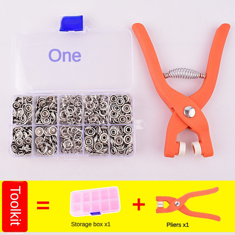 metal sewing buttons five-claw buckle