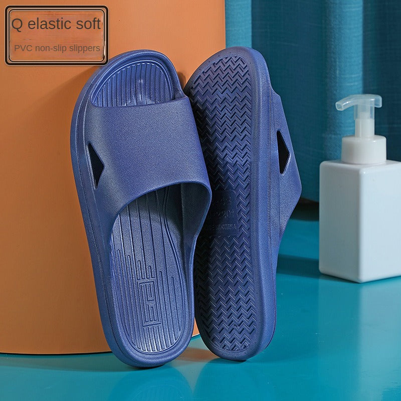 Slippers     Household non-slip slippers Bath Slippers,Cloud Slides Ultra-Comfortable Cushioned Slippers