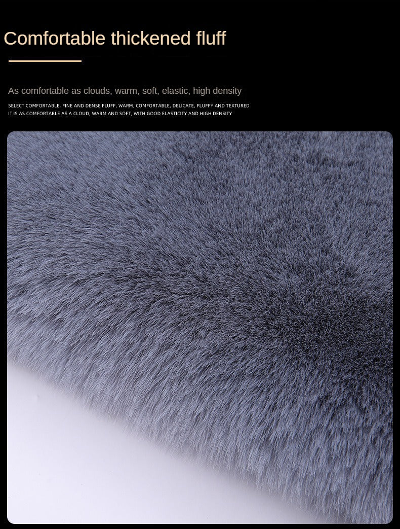 Winter Car Seat Cushion Plush Three-Piece Set