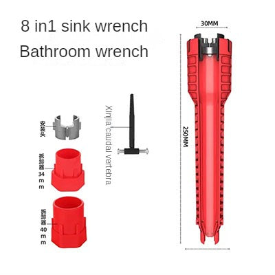 8-in-1  Sink Wrench