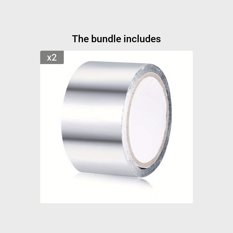 1 Roll, Sink Waterproof Sticker, Countertop Anti-Mold Tape, Heat Insulation Aluminum Foil Tape, Kitchen Bathroom Accessories