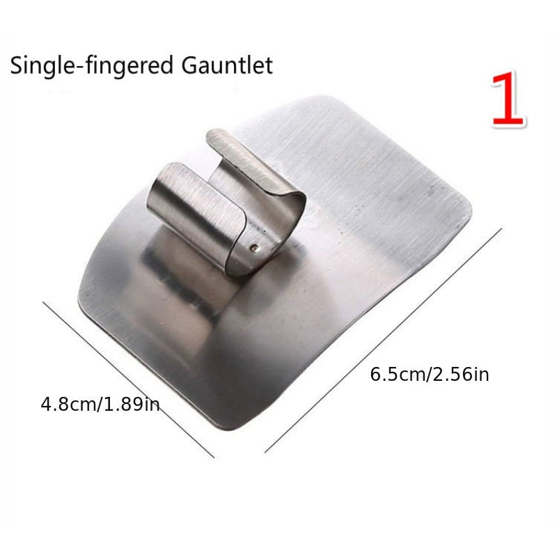 1pc, Finger Guard Stainless Steel Finger Guard For Slicing Reusable Finger Guard Kitchen Finger Guard Metal Finger Guard Cutting Protector Safety Cutting Tools Kitchen Accessaries Kitchen Tools