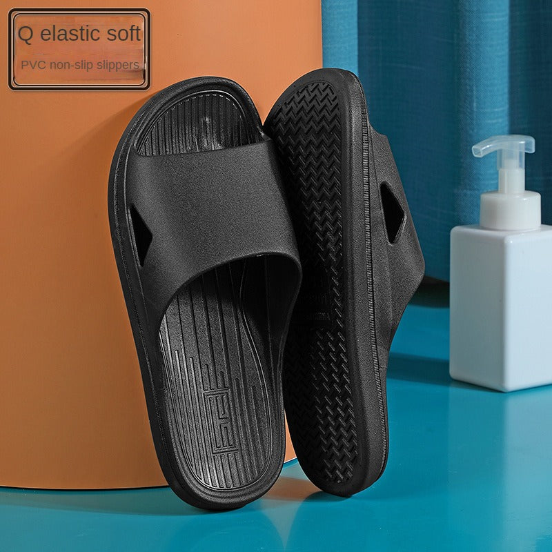 Slippers     Household non-slip slippers Bath Slippers,Cloud Slides Ultra-Comfortable Cushioned Slippers
