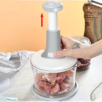 1pc, Multifunctional Vegetable Cutter and Garlic Crusher - Kitchen Gadgets for Easy Food Prep