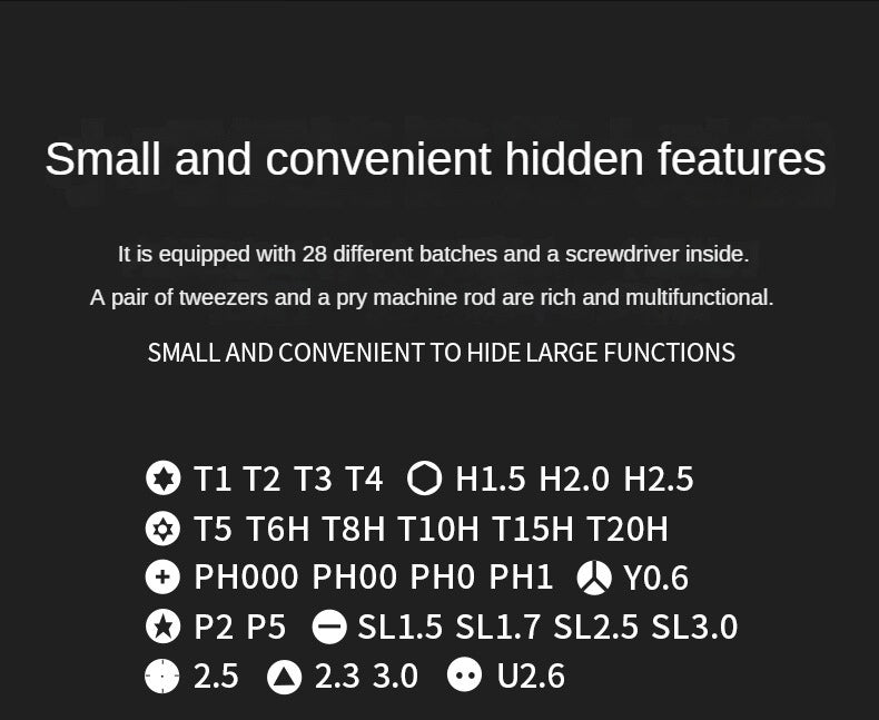 31 in 1  Screwdriver Set, Precise Screwdriver Set