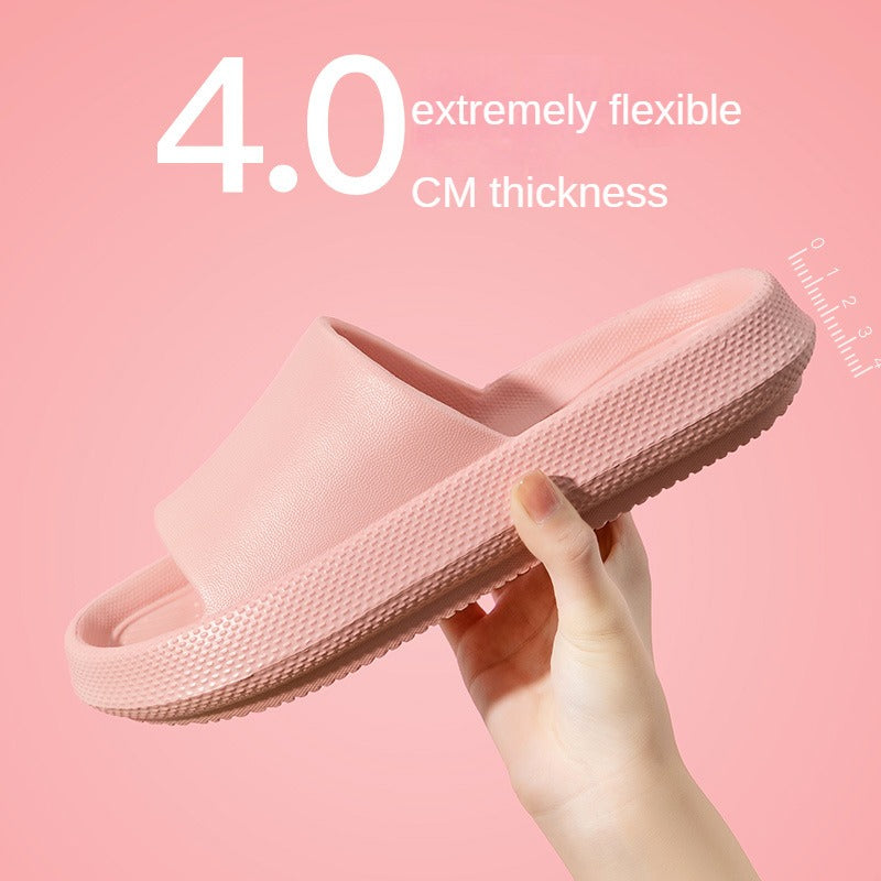Slippers     Household non-slip slippers Bath Slippers,Cloud Slides Ultra-Comfortable Cushioned Slippers