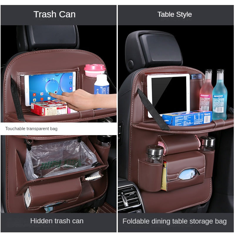 Car foldable table with storage bag