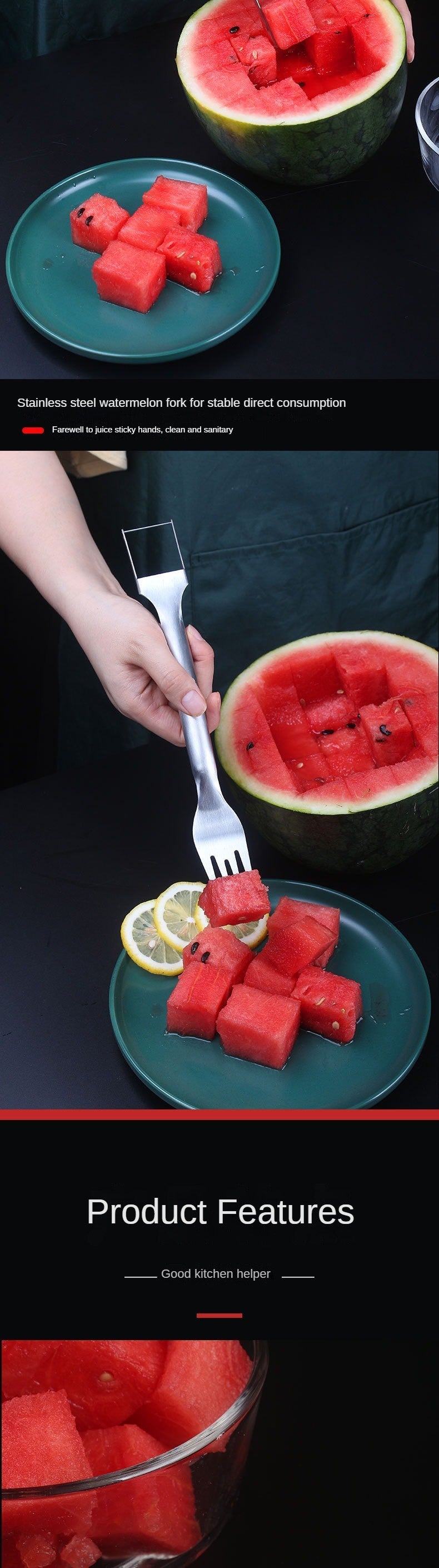 Dual Head Watermelon Cutter Watermelon Cutter