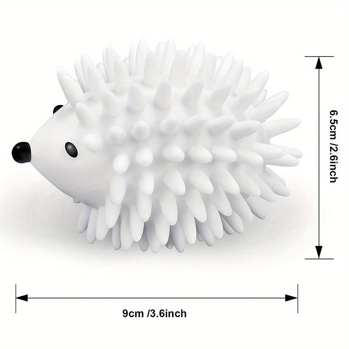 1pc Hedgehog Laundry Balls, Suitable For Use In Laundry Rooms, Clothes Washing And Care, Sticky Lint Drying Cleaning Ball