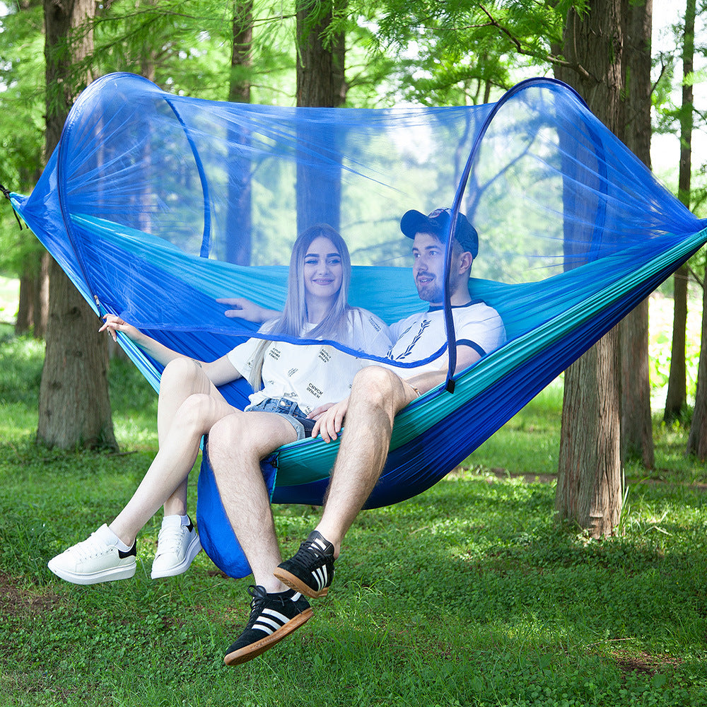 Double hammock outdoor mosquito-proof