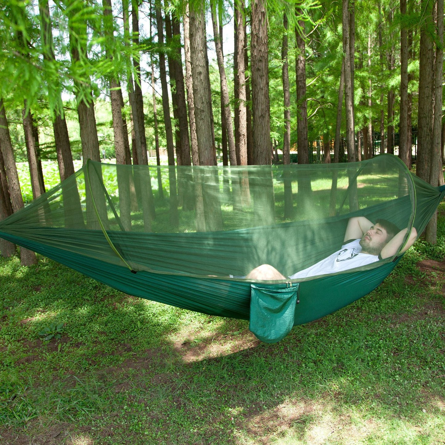 Double hammock outdoor mosquito-proof