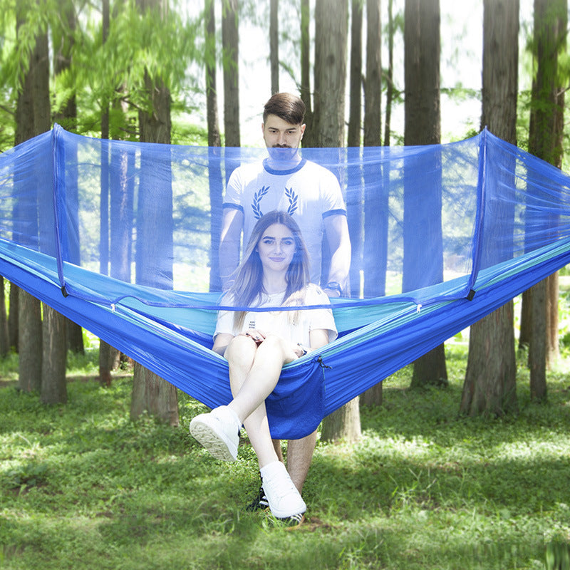 Double hammock outdoor mosquito-proof