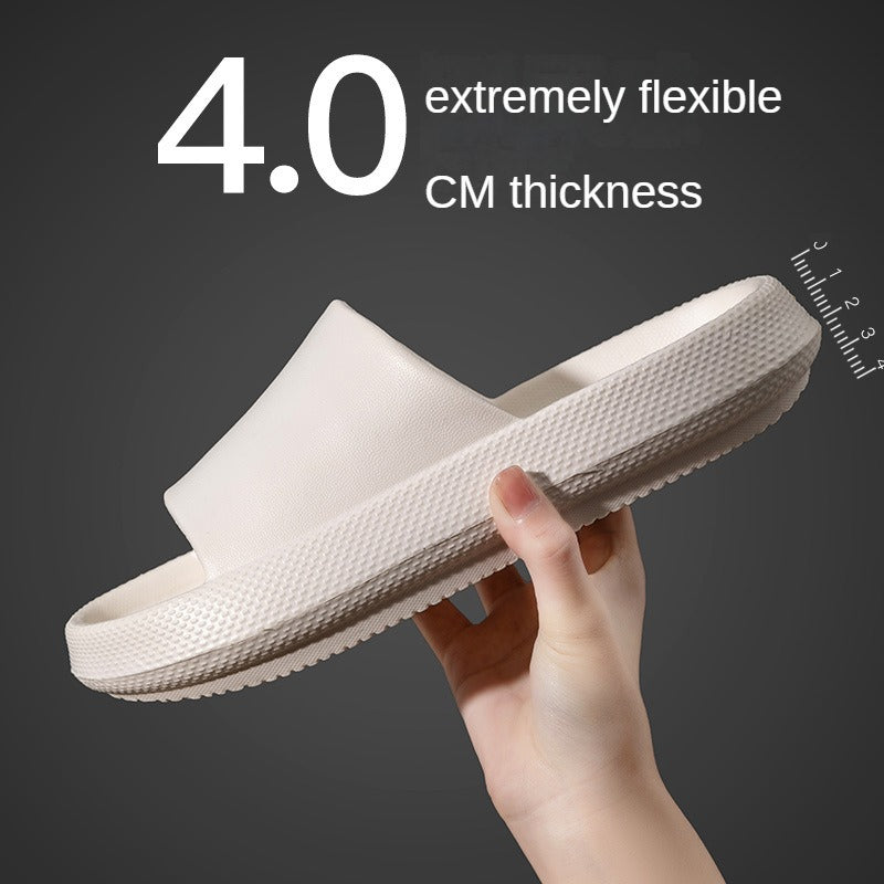 Slippers     Household non-slip slippers Bath Slippers,Cloud Slides Ultra-Comfortable Cushioned Slippers
