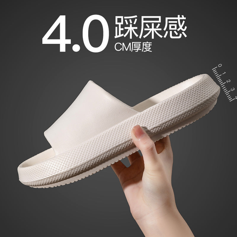 Slippers     Household non-slip slippers Bath Slippers,Cloud Slides Ultra-Comfortable Cushioned Slippers