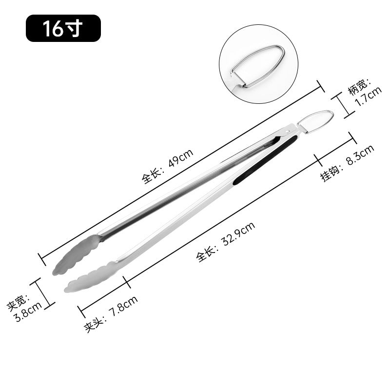 Stainless Steel Food Clip, Barbecue Clip Barbecue Steak Clip, Barbecue Clip Buffet Food Clip Kitchen Bread Clip, Kitchen Tools, Kitchen