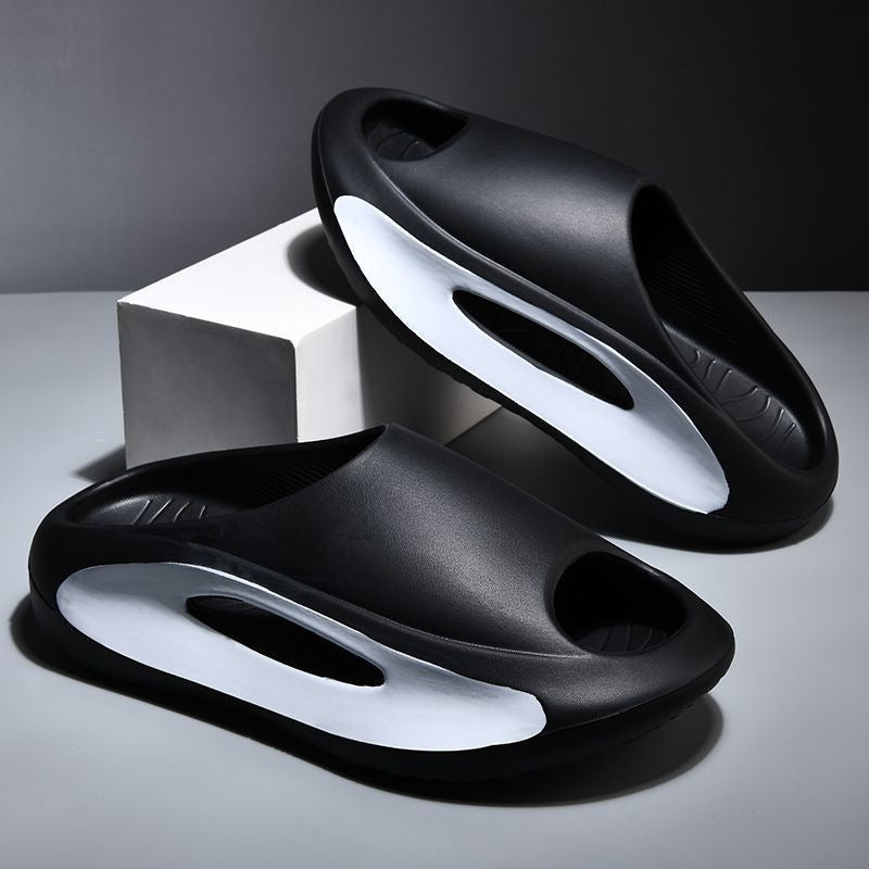 Cloud Sliders for Women and Men Non-Slip Bath Slippers House Quick Drying Slides Pillow Slipper Open Toe Soft Sandals