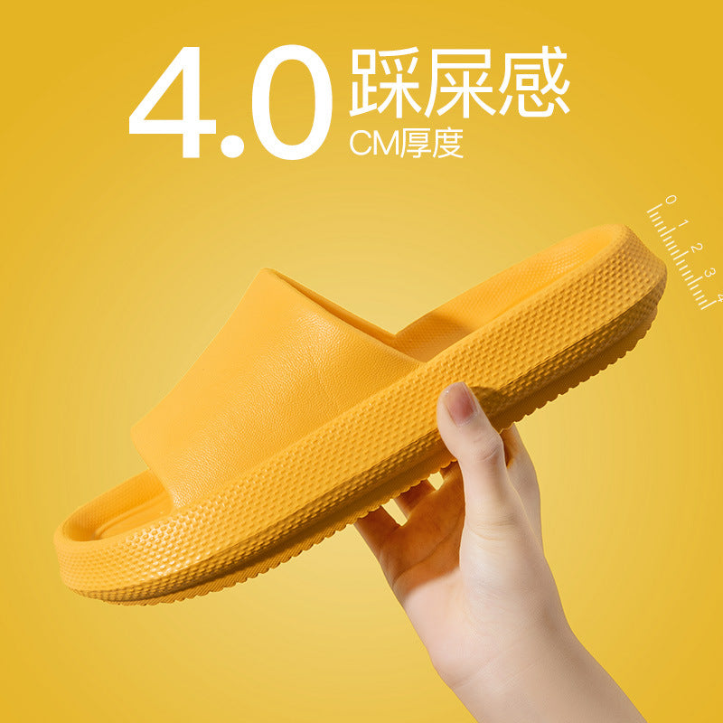 Slippers     Household non-slip slippers Bath Slippers,Cloud Slides Ultra-Comfortable Cushioned Slippers