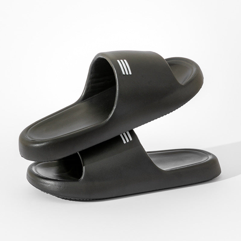 Slippers     Household non-slip slippers Bath Slippers,Cloud Slides Ultra-Comfortable Cushioned Slippers