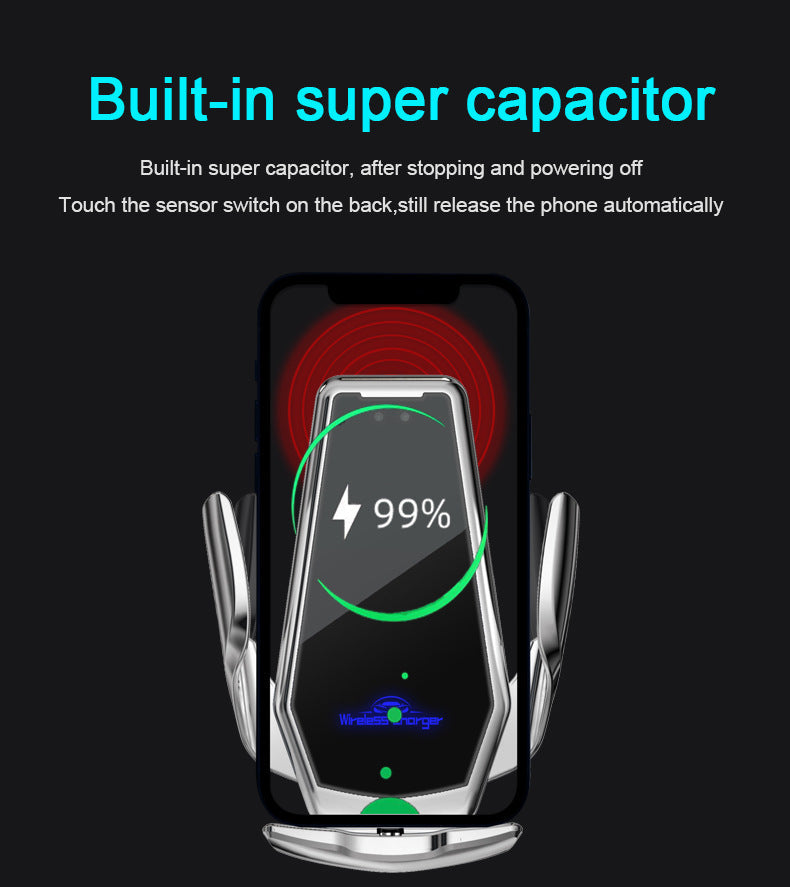 H10 automatic car wireless charger car phone holder