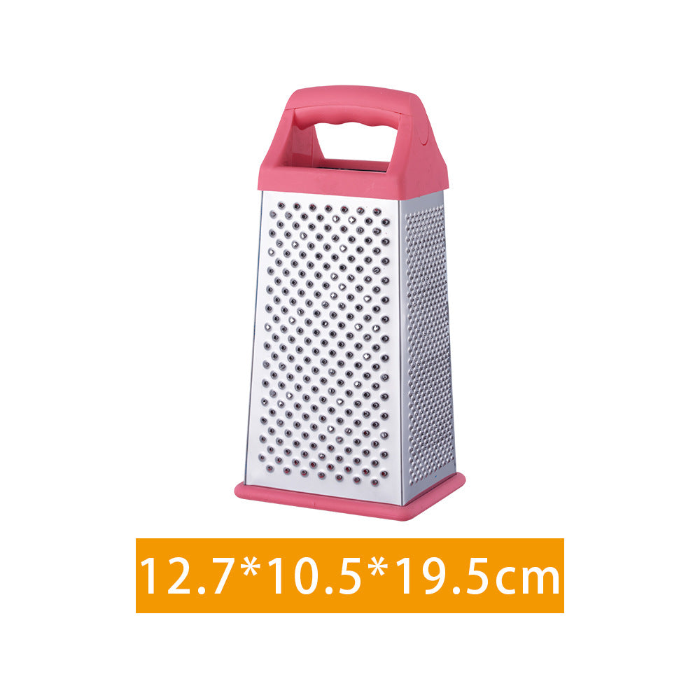 Stainless steel four-sided multi-function grater handheld