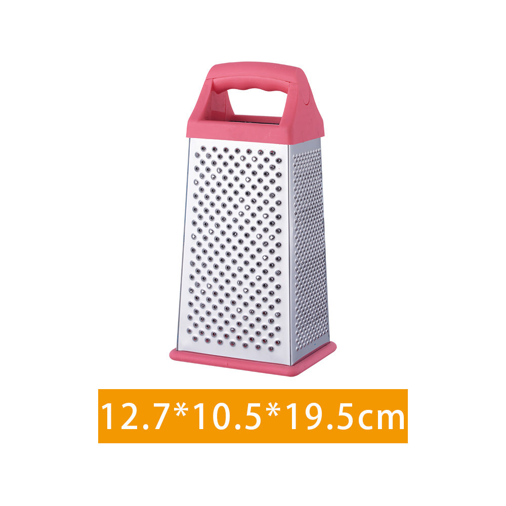 Stainless steel four-sided  multi-function grater handheld