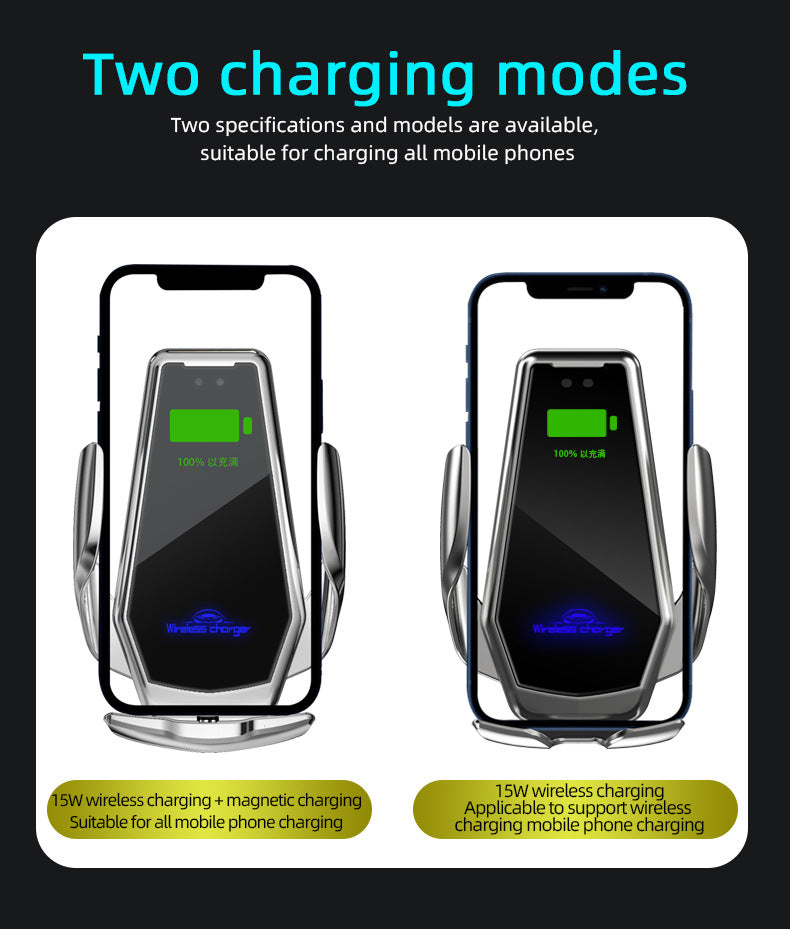 H10 automatic car wireless charger car phone holder