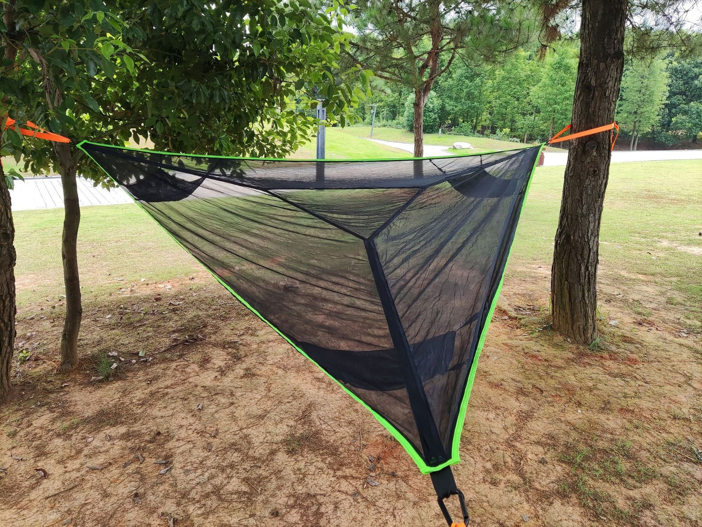 Outdoor triangular hammock portable hammock hanging tree tent